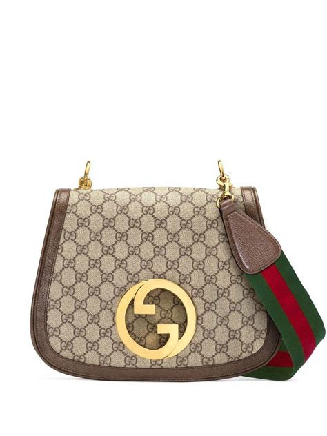 borsa gucci web a spalla|farfetch gucci a spalla.